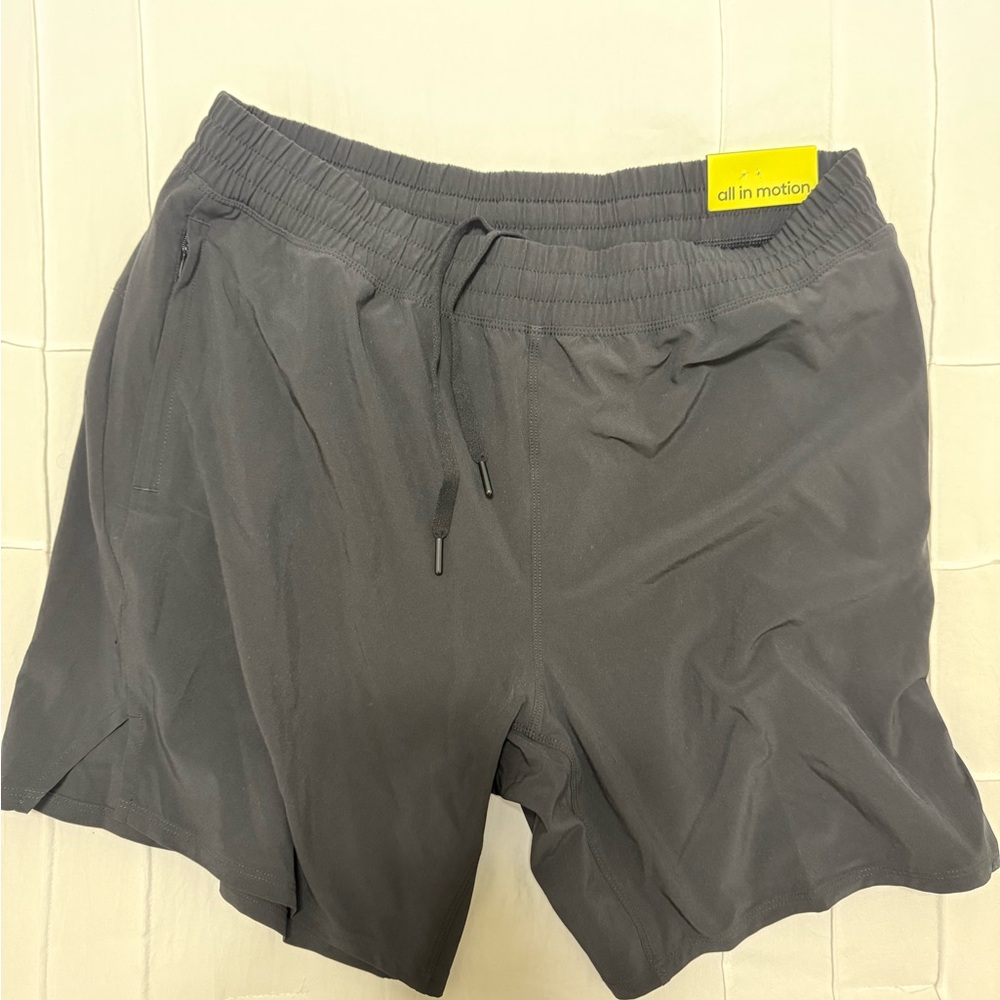 7” All in Motion Men's Charcoal Athletic Shorts